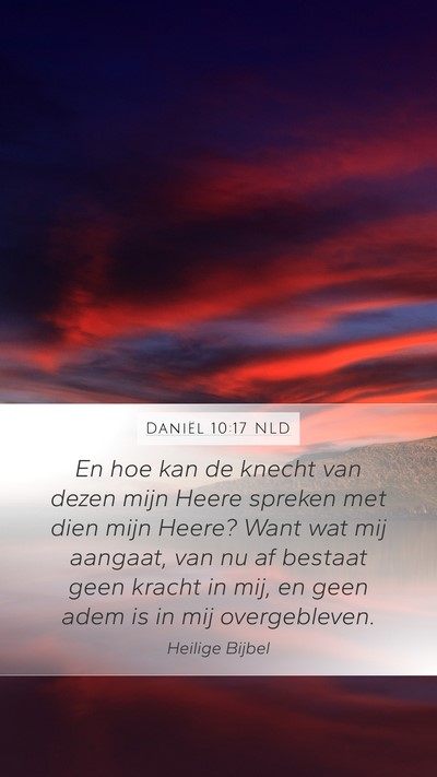 Daniël 10:17 NLD Bible Verse Image