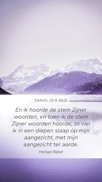 Daniël 10:9 NLD Bible Verse Image
