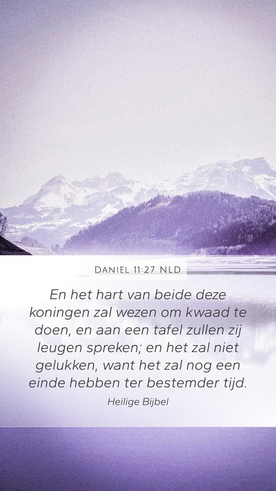 Daniël 11:27 NLD Bible Verse Image