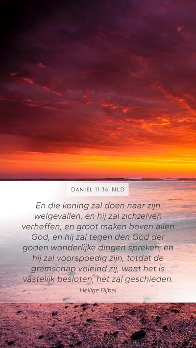 Daniël 11:36 NLD Bible Verse Image