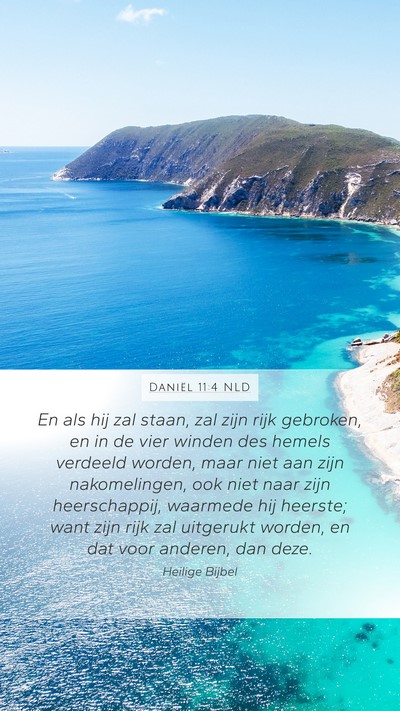 Daniël 11:4 NLD Bible Verse Image