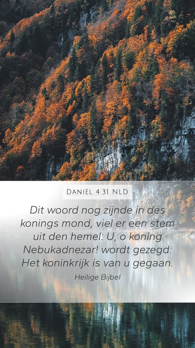 Daniël 4:31 NLD Bible Verse Image