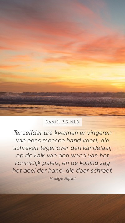 Daniël 5:5 NLD Bible Verse Image
