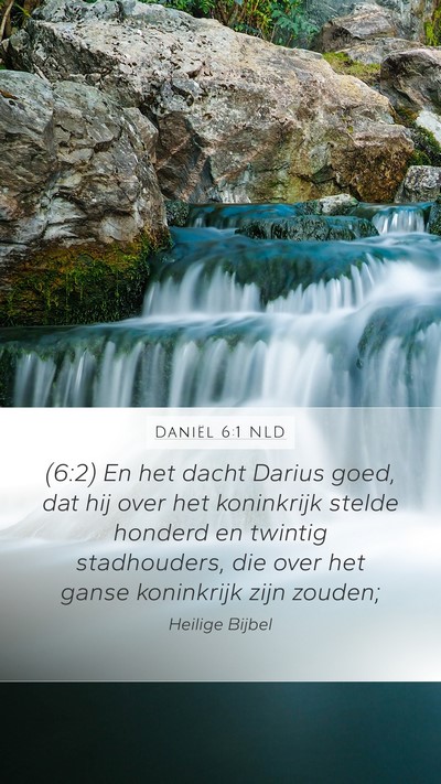 Daniël 6:1 NLD Bible Verse Image