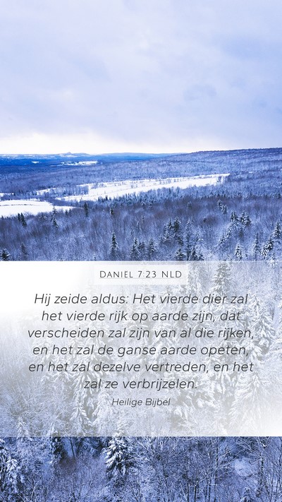 Daniël 7:23 NLD Bible Verse Image