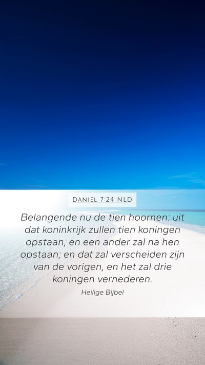 Daniël 7:24 NLD Bible Verse Image
