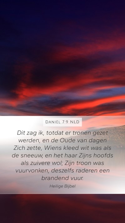 Daniël 7:9 NLD Bible Verse Image