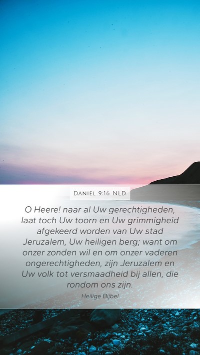 Daniël 9:16 NLD Bible Verse Image
