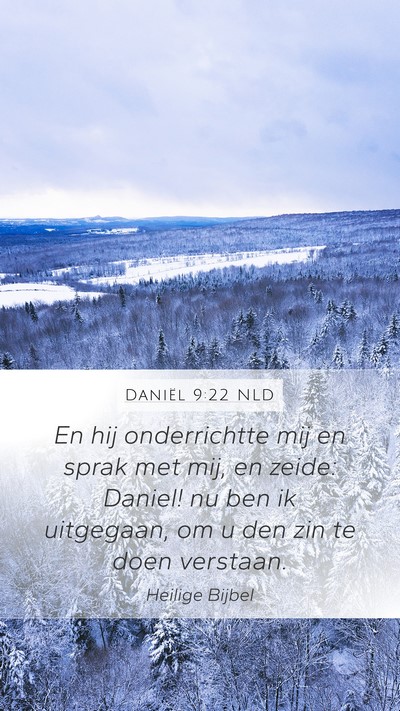 Daniël 9:22 NLD Bible Verse Image