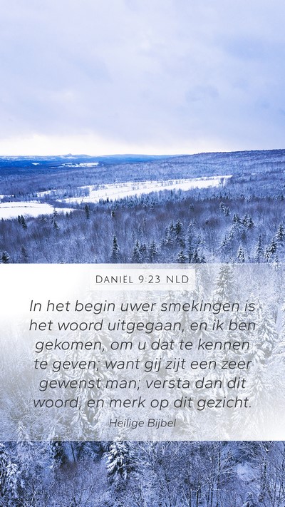 Daniël 9:23 NLD Bible Verse Image