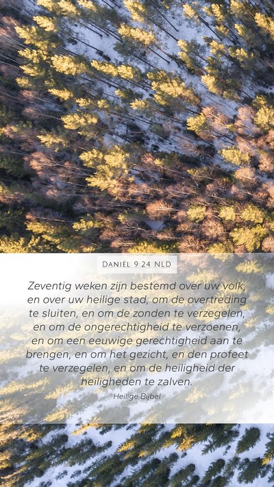 Daniël 9:24 NLD Bible Verse Image