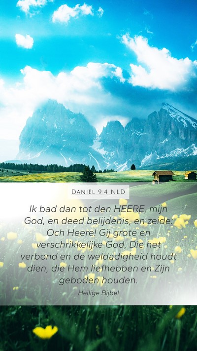 Daniël 9:4 NLD Bible Verse Image
