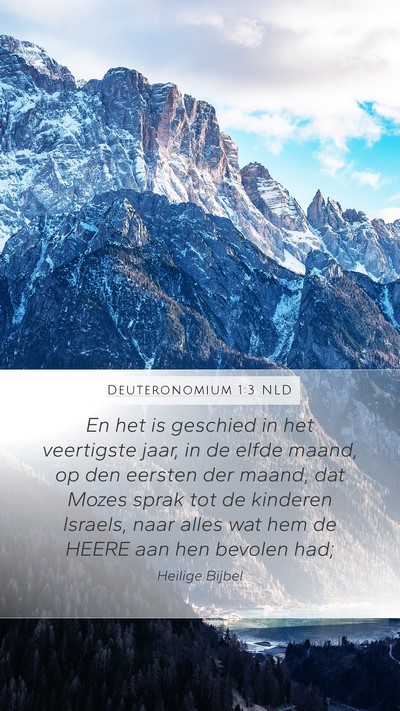 Deuteronomium 1:3 NLD Bible Verse Image