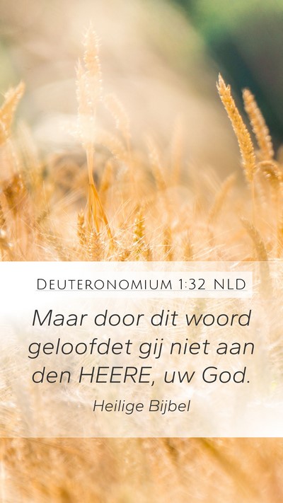 Deuteronomium 1:32 NLD Bible Verse Image