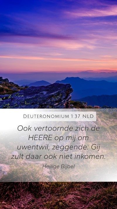 Deuteronomium 1:37 NLD Bible Verse Image