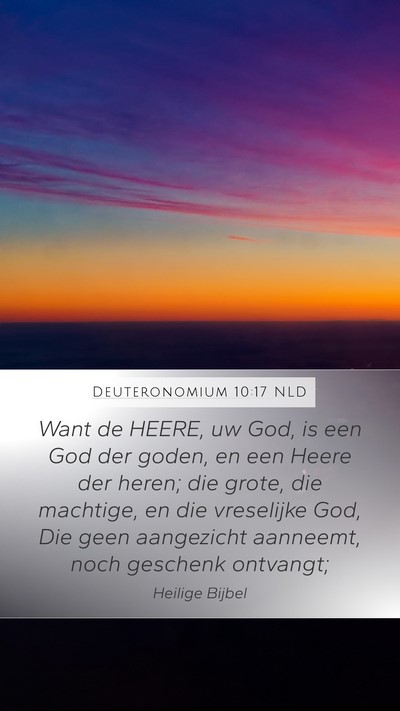 Deuteronomium 10:17 NLD Bible Verse Image