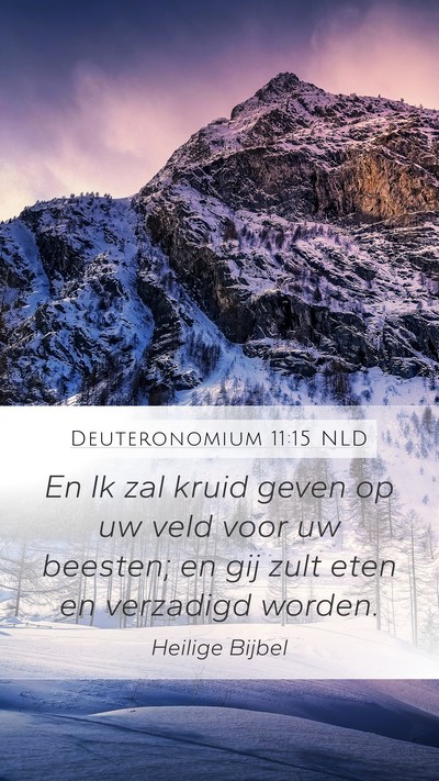 Deuteronomium 11:15 NLD Bible Verse Image