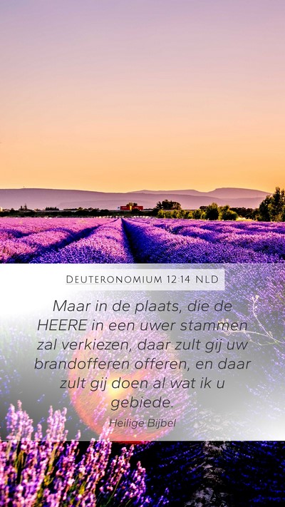 Deuteronomium 12:14 NLD Bible Verse Image