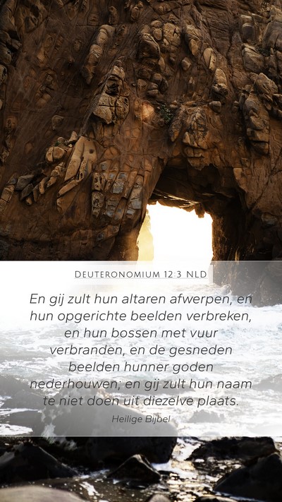 Deuteronomium 12:3 NLD Bible Verse Image