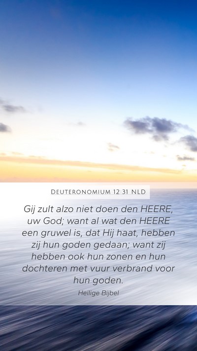 Deuteronomium 12:31 NLD Bible Verse Image