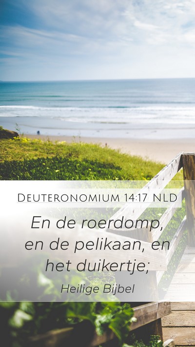 Deuteronomium 14:17 NLD Mobile Phone Wallpaper - En de roerdomp, en de pelikaan, en het - Mobile Bible Verse Wallpaper
