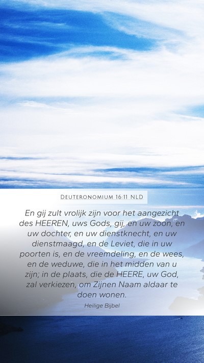 Deuteronomium 16:11 NLD Bible Verse Image