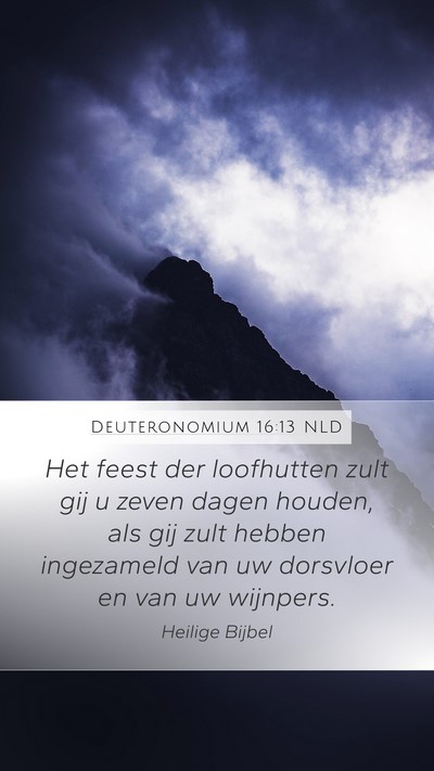 Deuteronomium 16:13 NLD Bible Verse Image