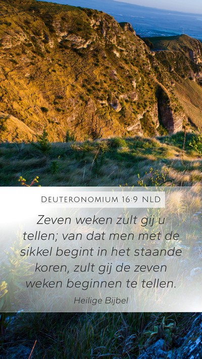 Deuteronomium 16:9 NLD Bible Verse Image