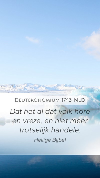 Deuteronomium 17:13 NLD Bible Verse Image