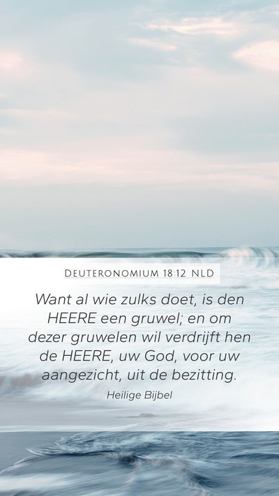 Deuteronomium 18:12 NLD Bible Verse Image