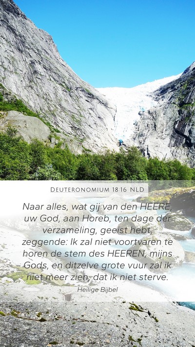 Deuteronomium 18:16 NLD Bible Verse Image