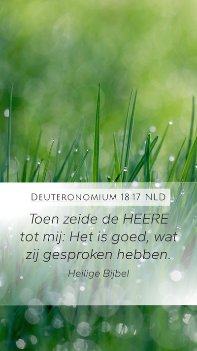 Deuteronomium 18:17 NLD Bible Verse Image