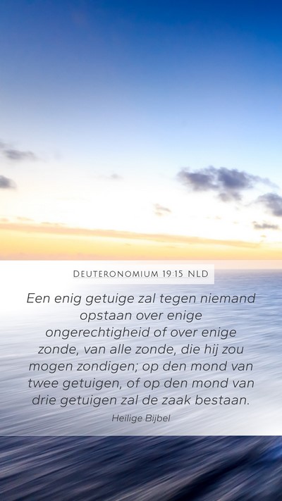 Deuteronomium 19:15 NLD Bible Verse Image