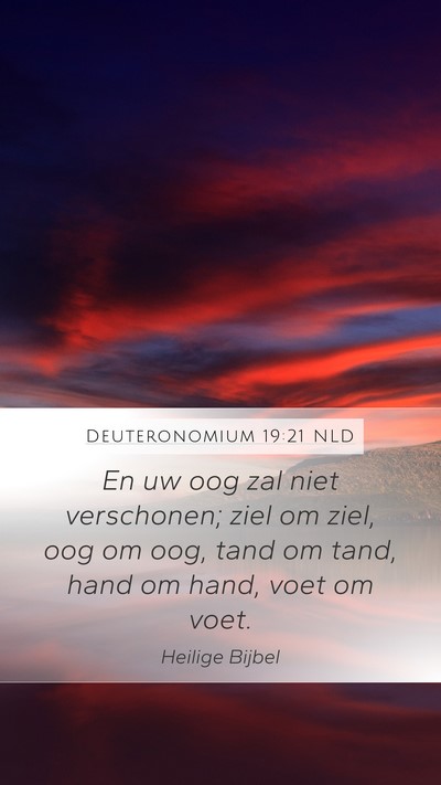 Deuteronomium 19:21 NLD Bible Verse Image