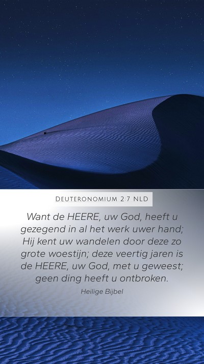 Deuteronomium 2:7 NLD Bible Verse Image