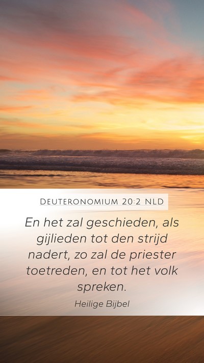 Deuteronomium 20:2 NLD Bible Verse Image