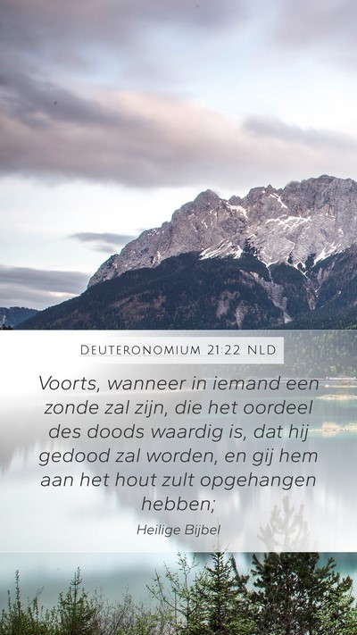 Deuteronomium 21:22 NLD Bible Verse Image