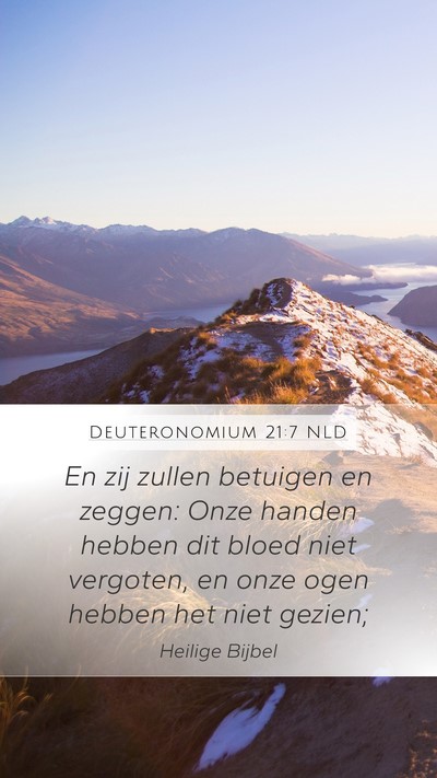 Deuteronomium 21:7 NLD Bible Verse Image