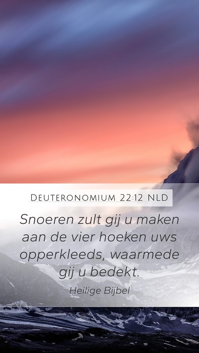 Deuteronomium 22:12 NLD Bible Verse Image