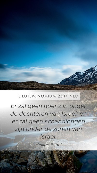 Deuteronomium 23:17 NLD Bible Verse Image