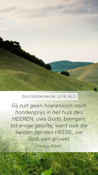 Deuteronomium 23:18 NLD Bible Verse Image