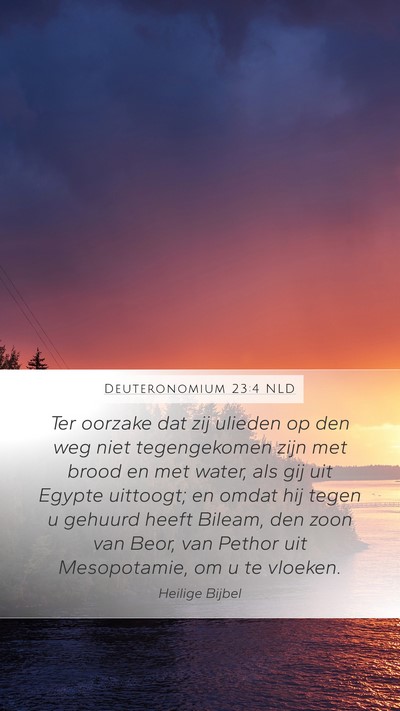 Deuteronomium 23:4 NLD Bible Verse Image