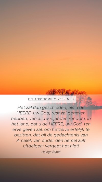 Deuteronomium 25:19 NLD Bible Verse Image