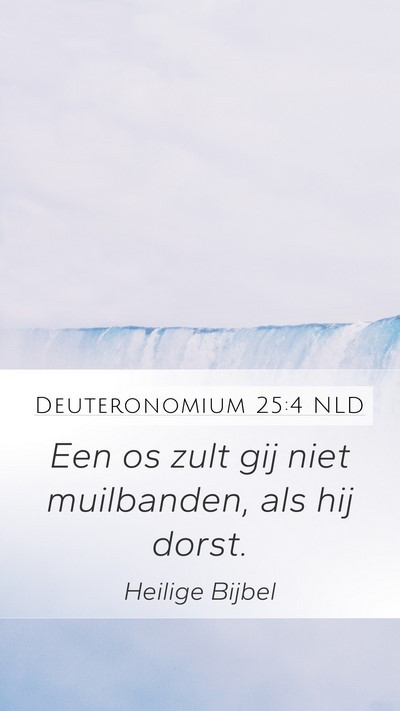 Deuteronomium 25:4 NLD Bible Verse Image