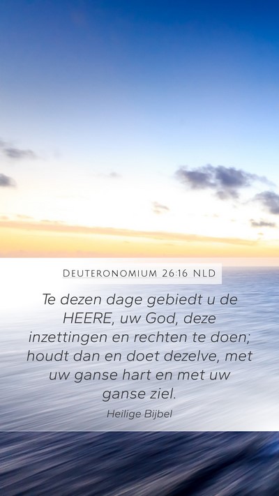 Deuteronomium 26:16 NLD Bible Verse Image