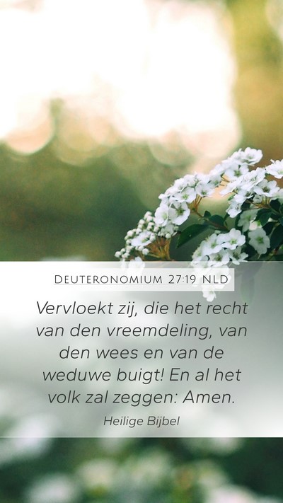 Deuteronomium 27:19 NLD Bible Verse Image