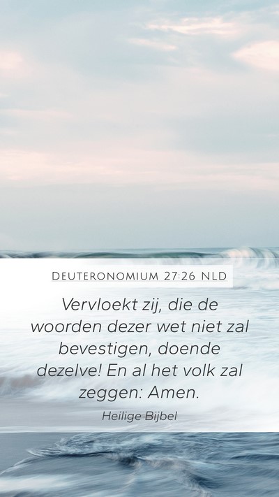 Deuteronomium 27:26 NLD Bible Verse Image