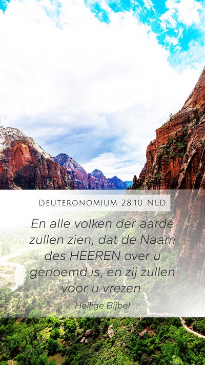 Deuteronomium 28:10 NLD Bible Verse Image
