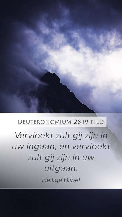 Deuteronomium 28:19 NLD Bible Verse Image