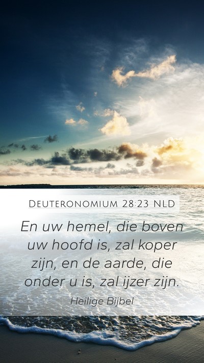 Deuteronomium 28:23 NLD Bible Verse Image